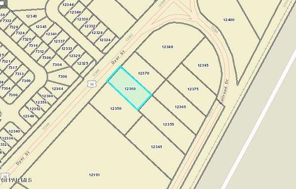 0.5 Acres of Commercial Land for Sale in El Paso, Texas