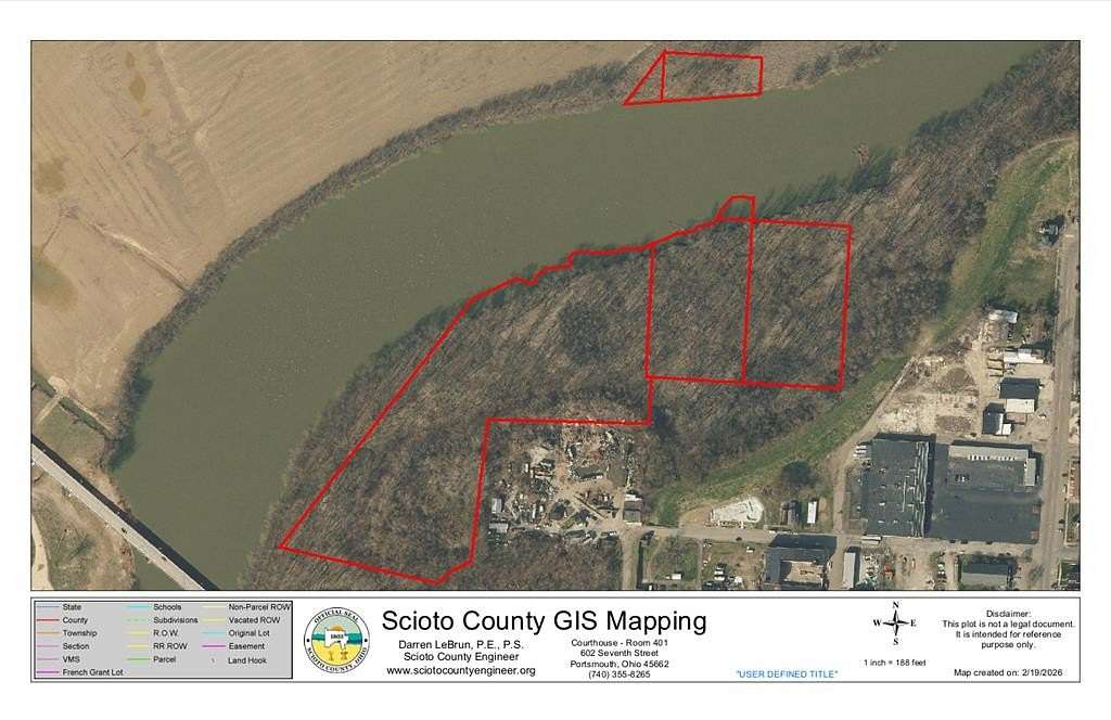 23.5 Acres of Land for Sale in Portsmouth, Ohio