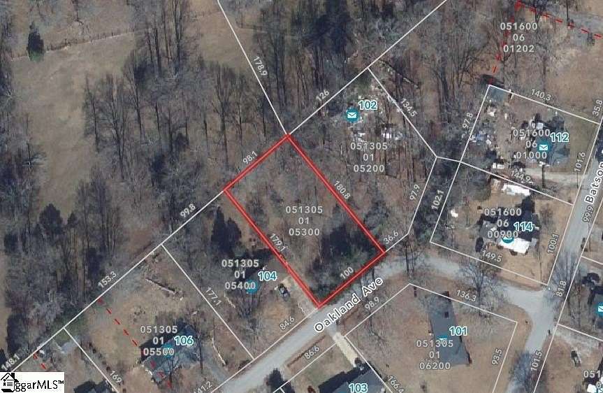 0.41 Acres of Residential Land for Sale in Marietta, South Carolina