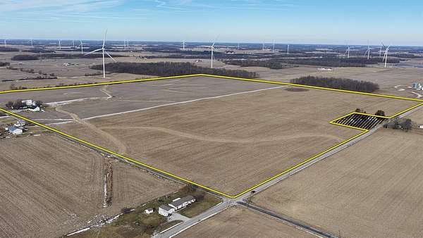 158 Acres of Agricultural Land with Home for Sale in Modoc, Indiana
