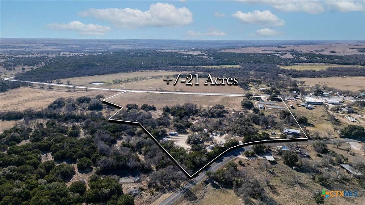 20.9 Acres of Land with Home for Sale in Lampasas, Texas