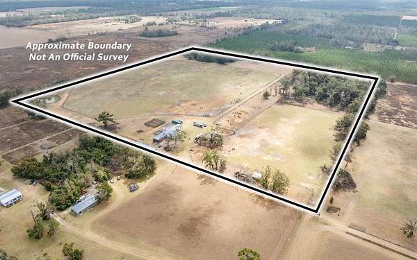 39.1 Acres of Land with Home for Sale in Live Oak, Florida