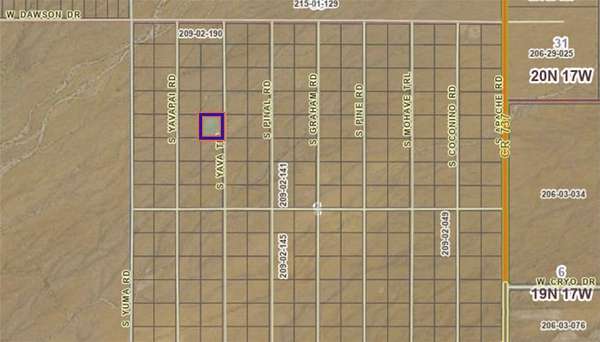 2.35 Acres of Land for Sale in Golden Valley, Arizona