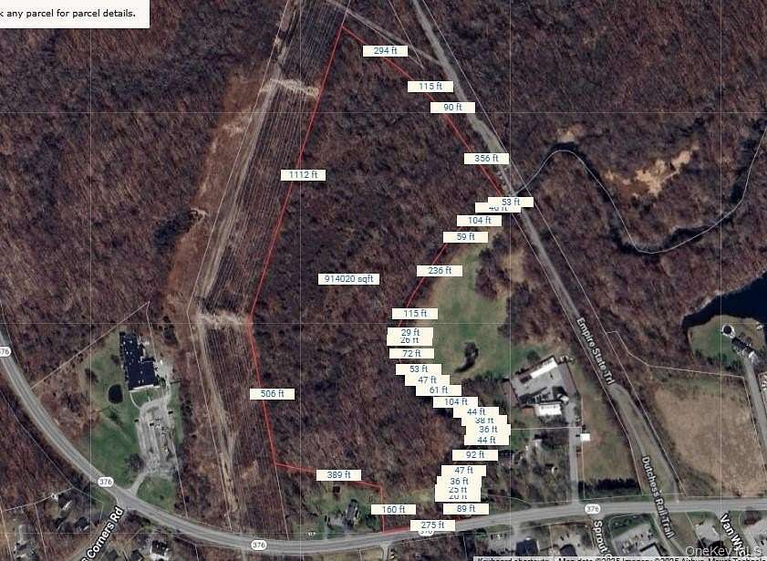 20.3 Acres of Commercial Land for Sale in Wappingers Falls, New York