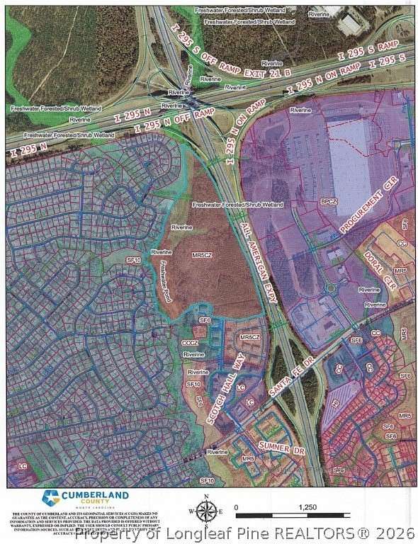 81.4 Acres of Land for Sale in Fayetteville, North Carolina