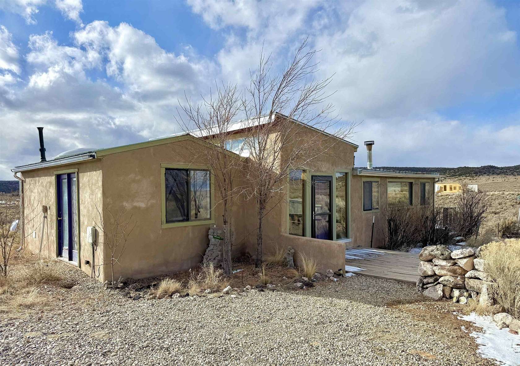 8.75 Acres of Land with Home for Sale in Carson, New Mexico