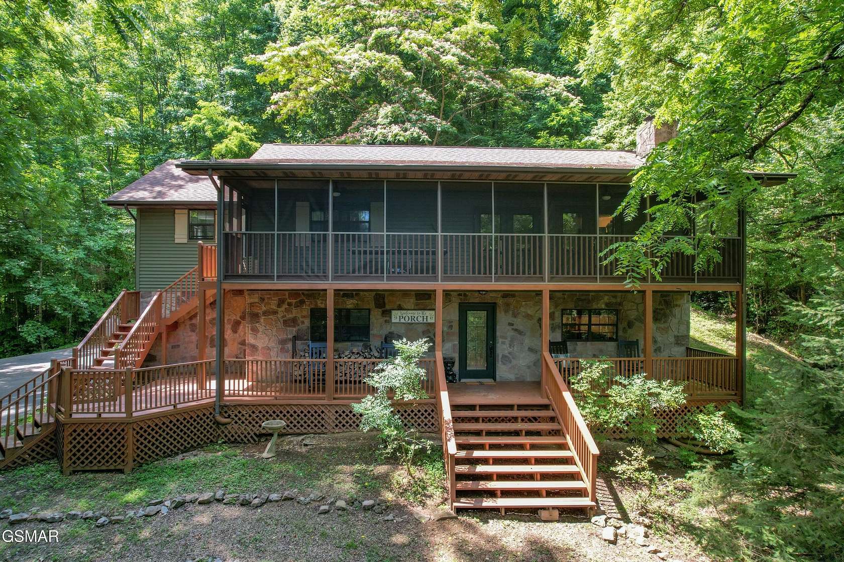 3.39 Acres of Land with Home for Sale in Sevierville, Tennessee