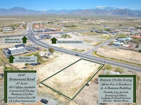 0.47 Acres of Mixed-Use Land for Sale in Pahrump, Nevada