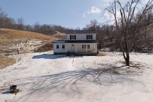 55 Acres of Agricultural Land with Home for Sale in Ezel, Kentucky