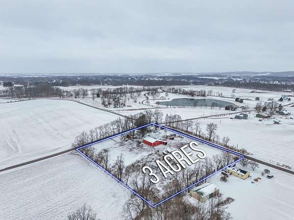 3 Acres of Land with Home for Sale in Lancaster, Ohio