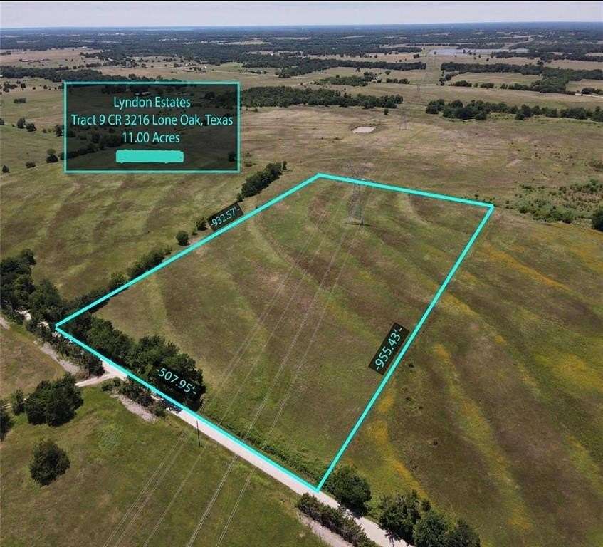 11 Acres of Agricultural Land for Sale in Lone Oak, Texas
