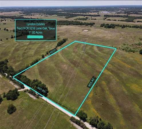 11 Acres of Agricultural Land for Sale in Lone Oak, Texas