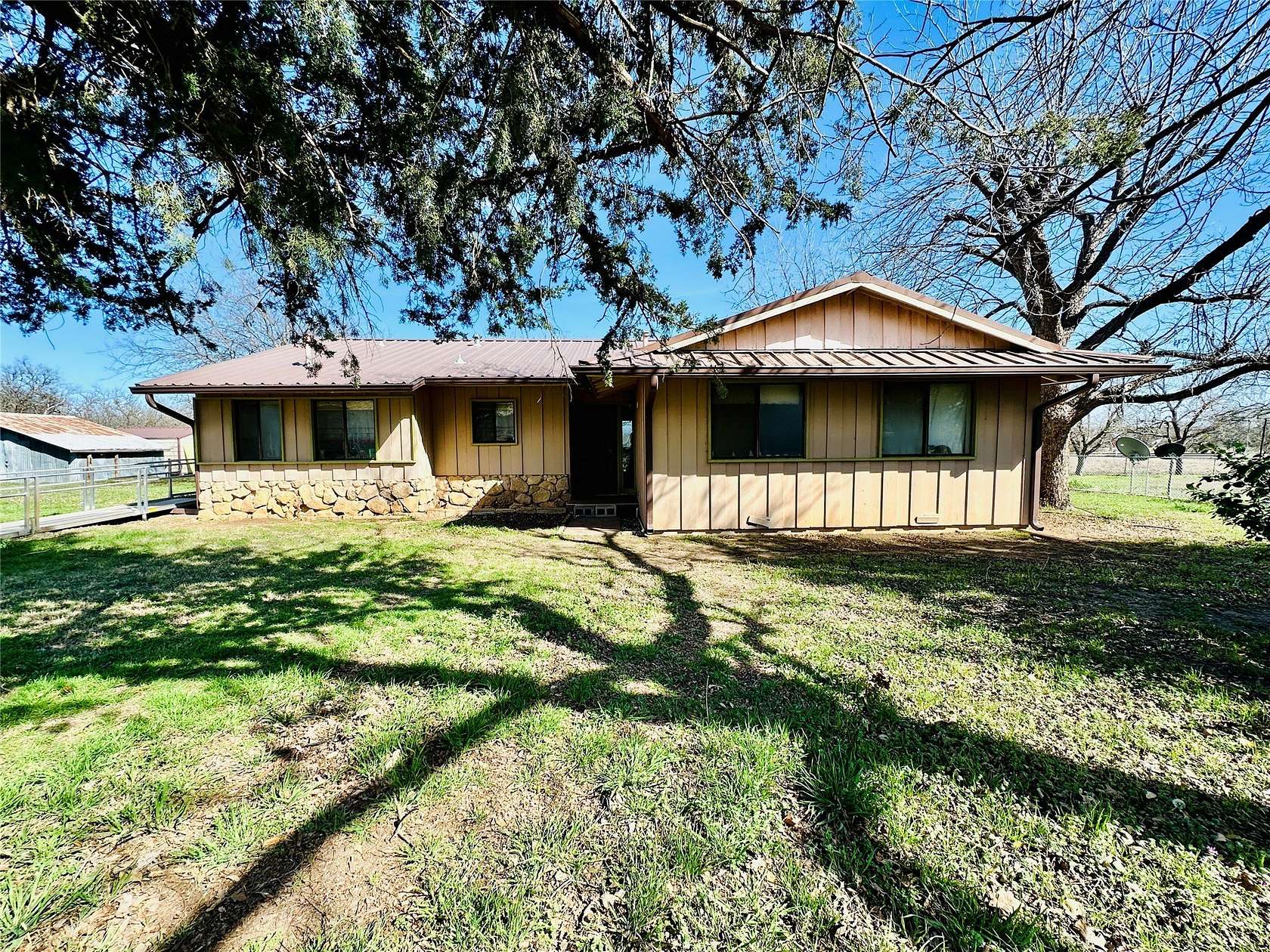 2.33 Acres of Land with Home for Sale in Blanket, Texas