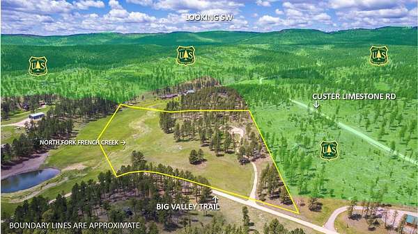 14.9 Acres of Recreational & Residential Land for Sale in Custer, South Dakota