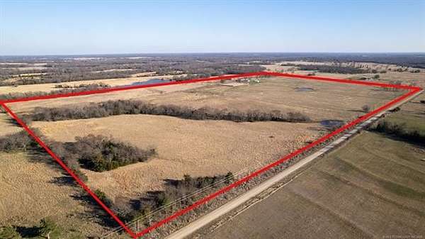 101 Acres of Agricultural Land with Home for Sale in Bennington, Oklahoma