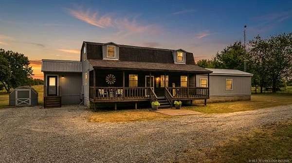 55 Acres of Recreational Land with Home for Sale in Bennington, Oklahoma