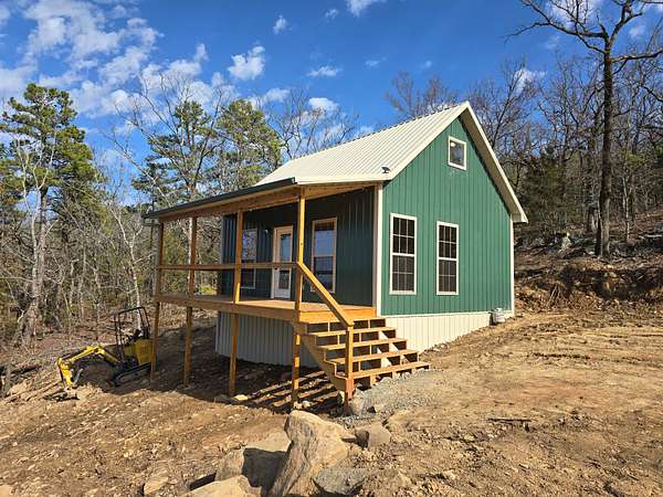 6.34 Acres of Land with Home for Sale in Wister, Oklahoma