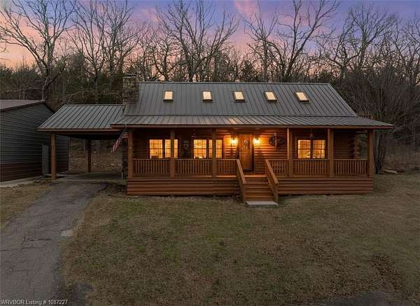 8.77 Acres of Land with Home for Sale in Natural Dam, Arkansas