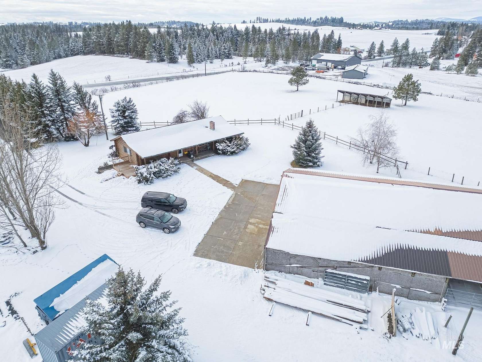 25.3 Acres of Land with Home for Sale in Troy, Idaho