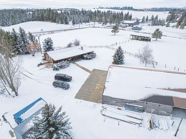 25.3 Acres of Land with Home for Sale in Troy, Idaho