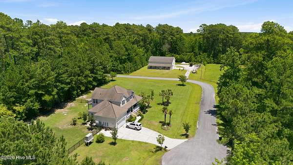 3.45 Acres of Land with Home for Sale in Beaufort, North Carolina