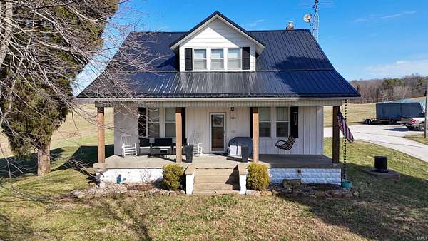 11.2 Acres of Land with Home for Sale in Dale, Indiana