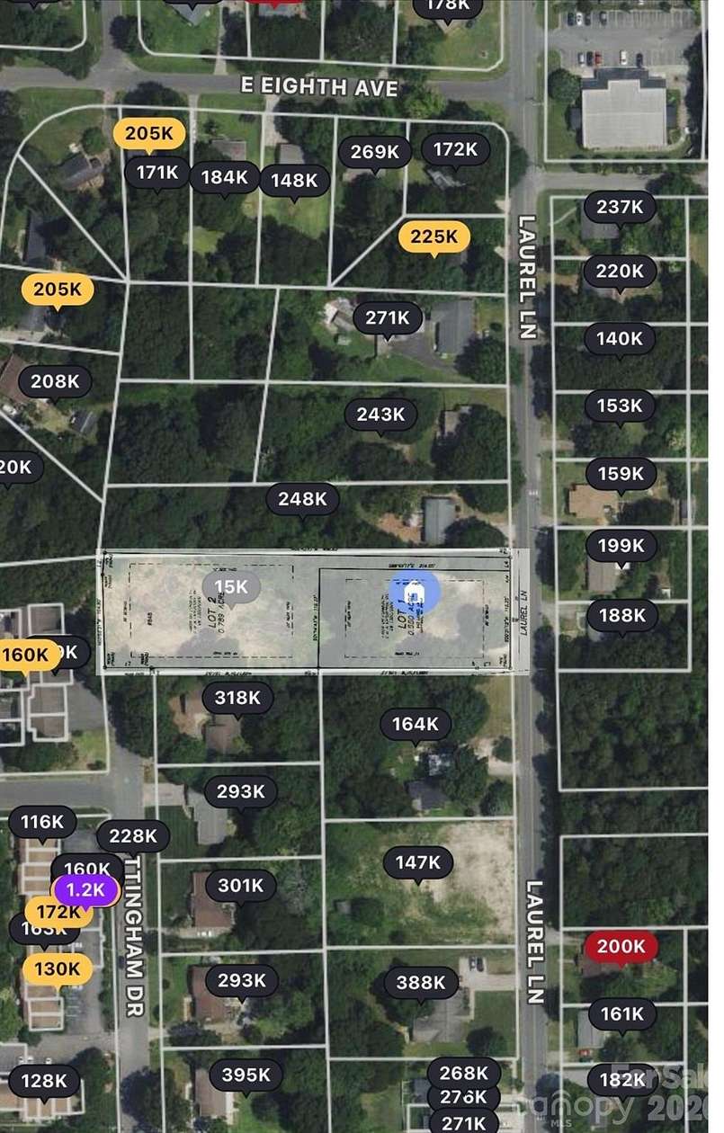 0.5 Acres of Residential Land for Sale in Gastonia, North Carolina
