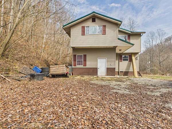 27.7 Acres of Recreational Land with Home for Sale in Crum, West Virginia