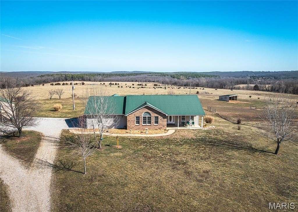 16 Acres of Recreational Land with Home for Sale in Plato, Missouri