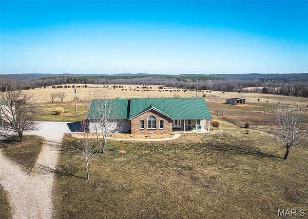 16 Acres of Recreational Land with Home for Sale in Plato, Missouri