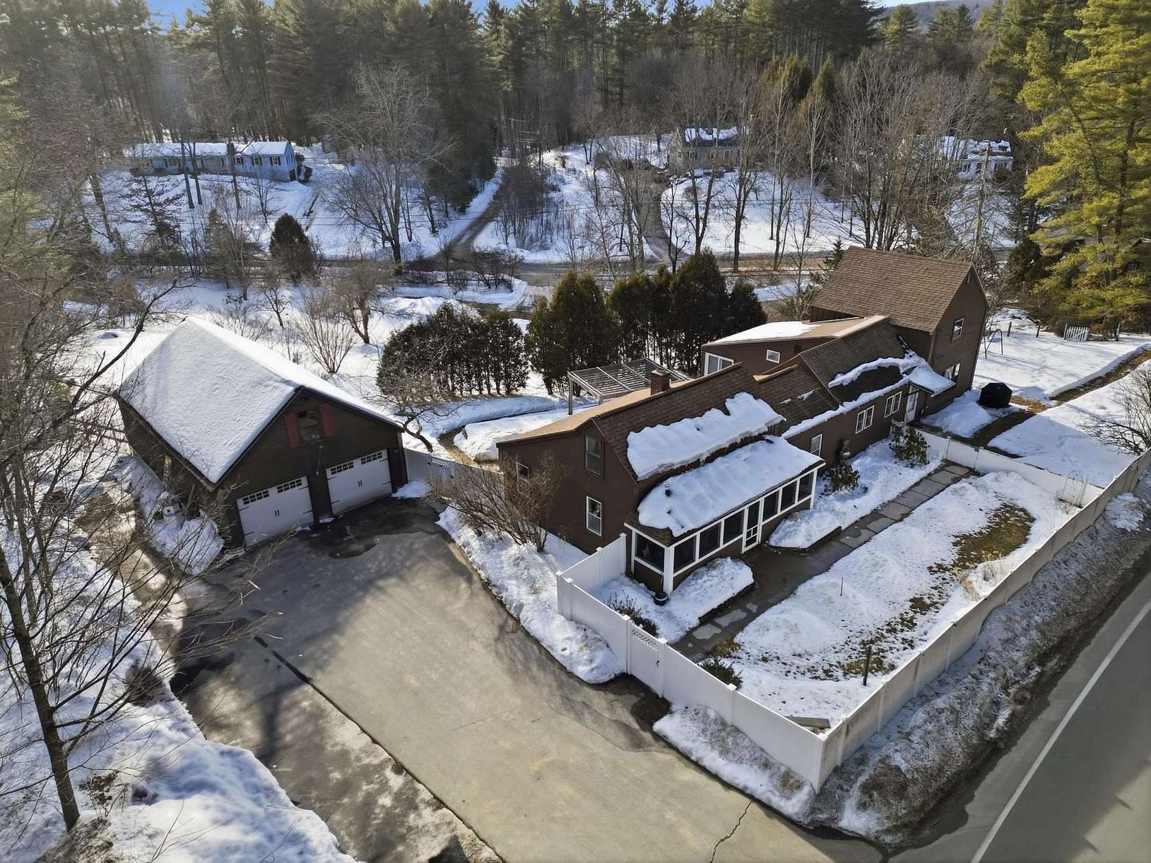 2 Acres of Land with Home for Sale in Brookline, New Hampshire