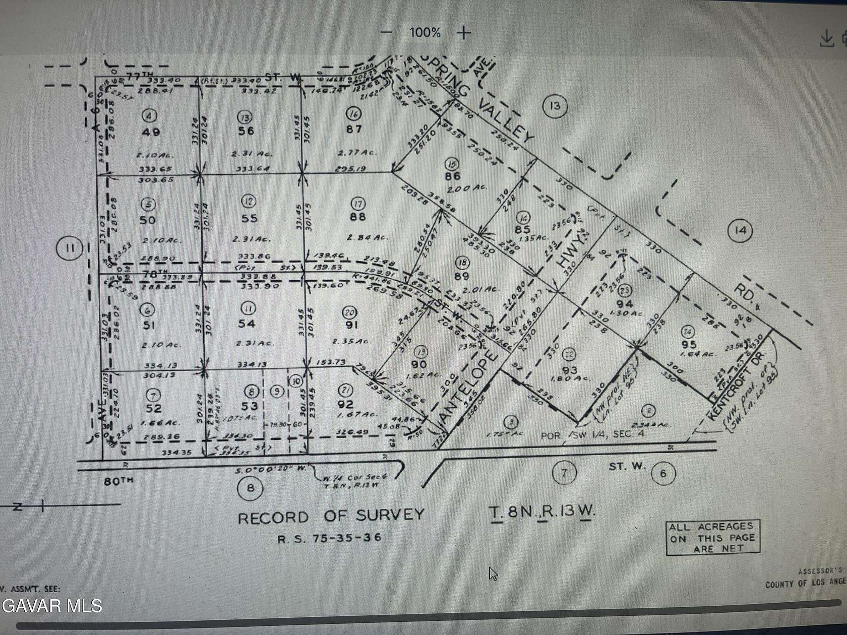 2.5 Acres of Residential Land for Sale in Lancaster, California