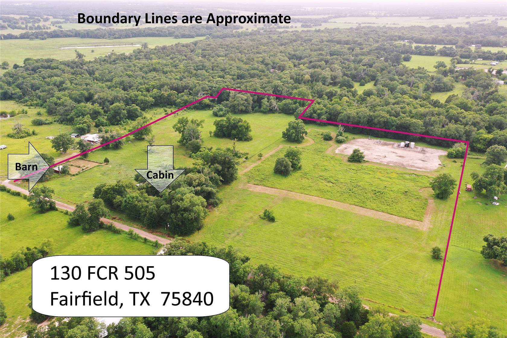 21.5 Acres of Agricultural Land for Sale in Fairfield, Texas