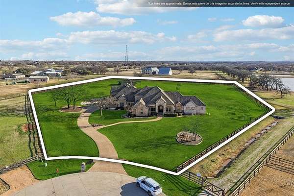 3.89 Acres of Land with Home for Sale in Bartonville, Texas