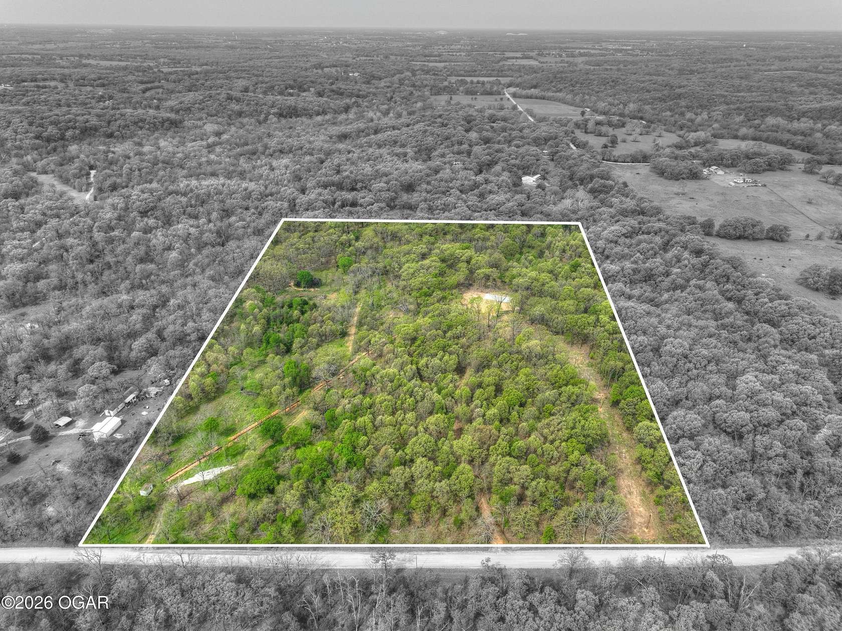 24 Acres of Recreational & Residential Land for Sale in Quapaw, Oklahoma