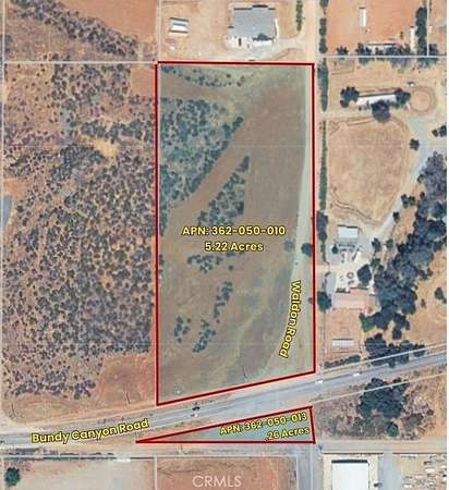 5.48 Acres of Residential Land for Sale in Menifee, California
