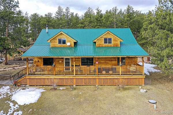 20.3 Acres of Land with Home for Sale in Guffey, Colorado