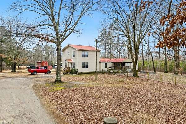14.9 Acres of Land with Home for Sale in Ivor, Virginia