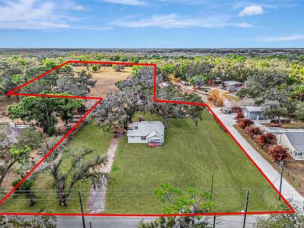 10.1 Acres of Land with Home for Sale in Parrish, Florida