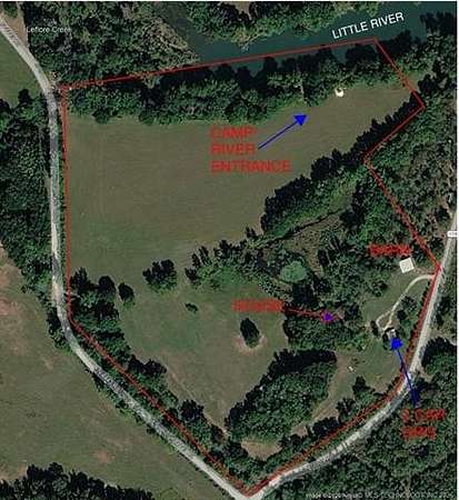 26 Acres of Recreational Land with Home for Sale in Nashoba, Oklahoma