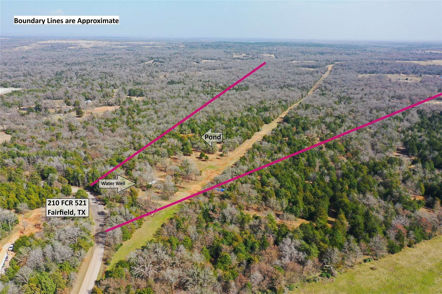 50 Acres of Land for Sale in Fairfield, Texas
