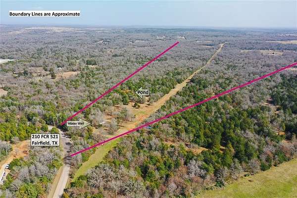 50 Acres of Land for Sale in Fairfield, Texas