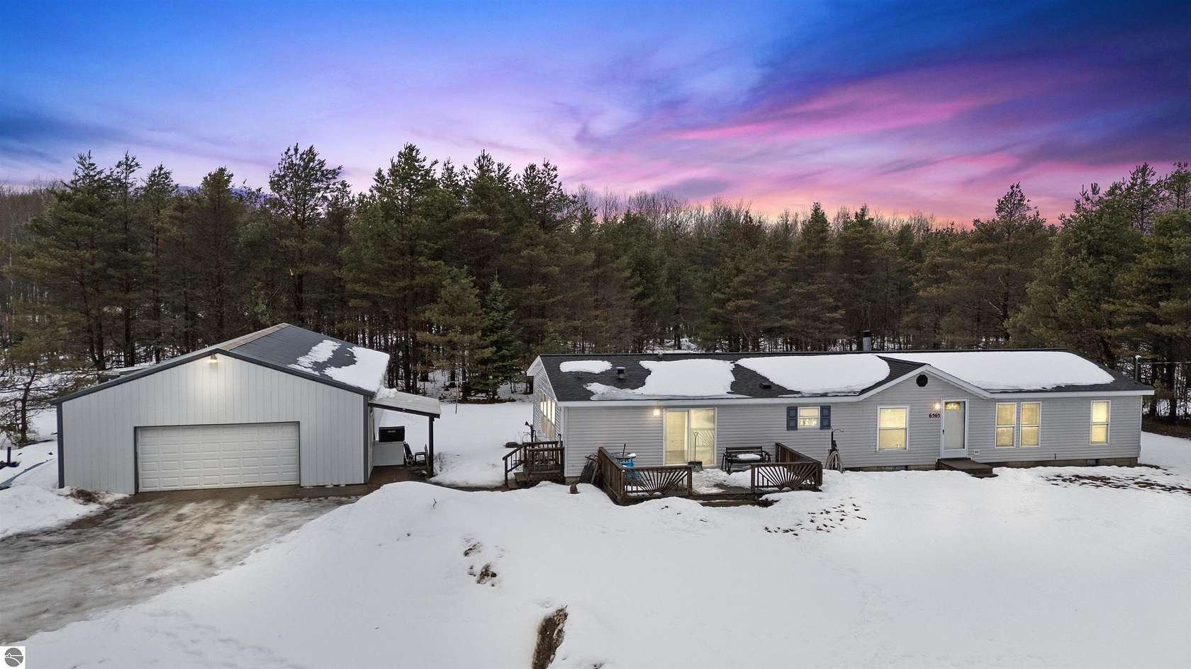 10 Acres of Land with Home for Sale in Manton, Michigan