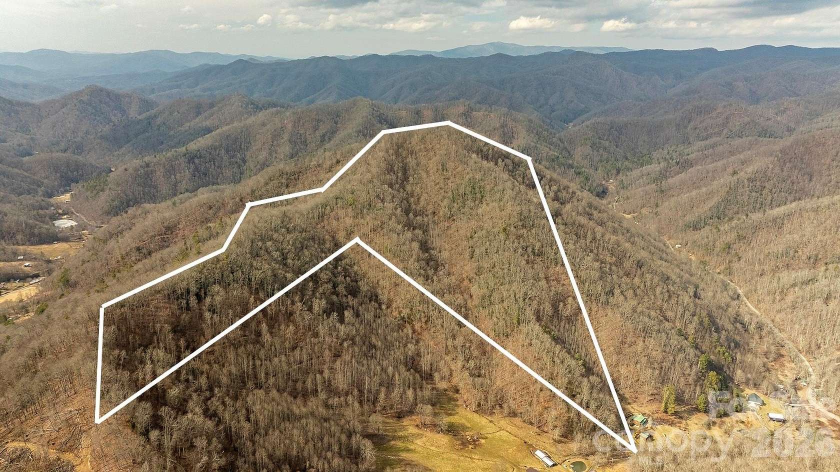55.6 Acres of Recreational & Residential Land for Sale in Mars Hill, North Carolina