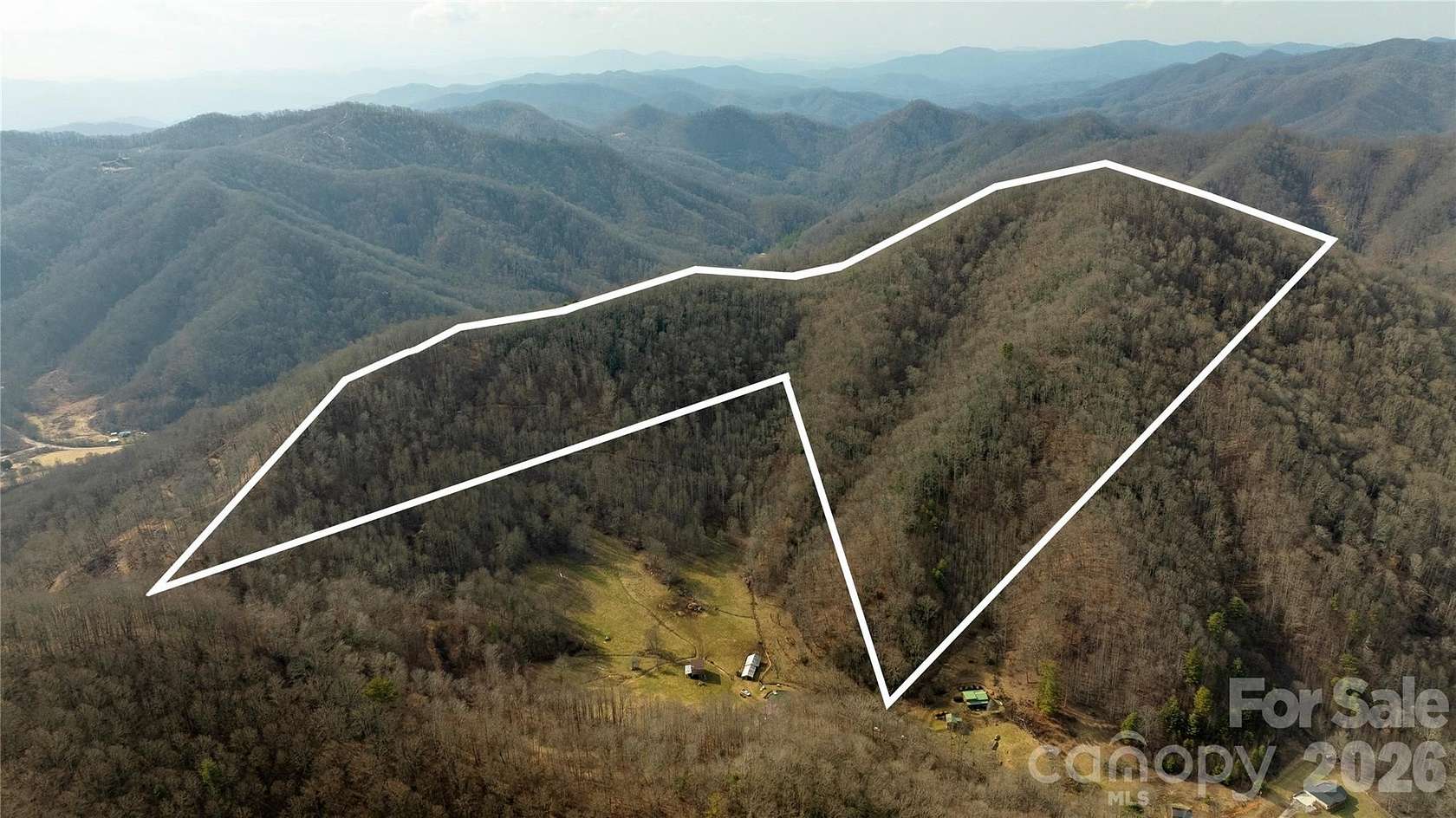55.6 Acres of Recreational & Residential Land for Sale in Mars Hill, North Carolina