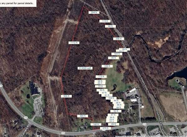 33.7 Acres of Commercial Land for Sale in Wappingers Falls, New York