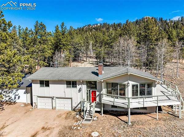 5 Acres of Land with Home for Sale in Lake George, Colorado