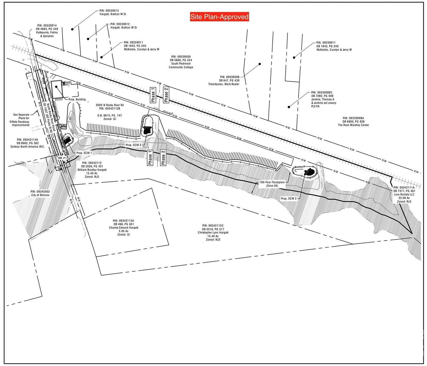 27.7 Acres of Commercial Land for Sale in Monroe, North Carolina
