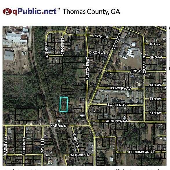 0.65 Acres of Residential Land for Sale in Thomasville, Georgia