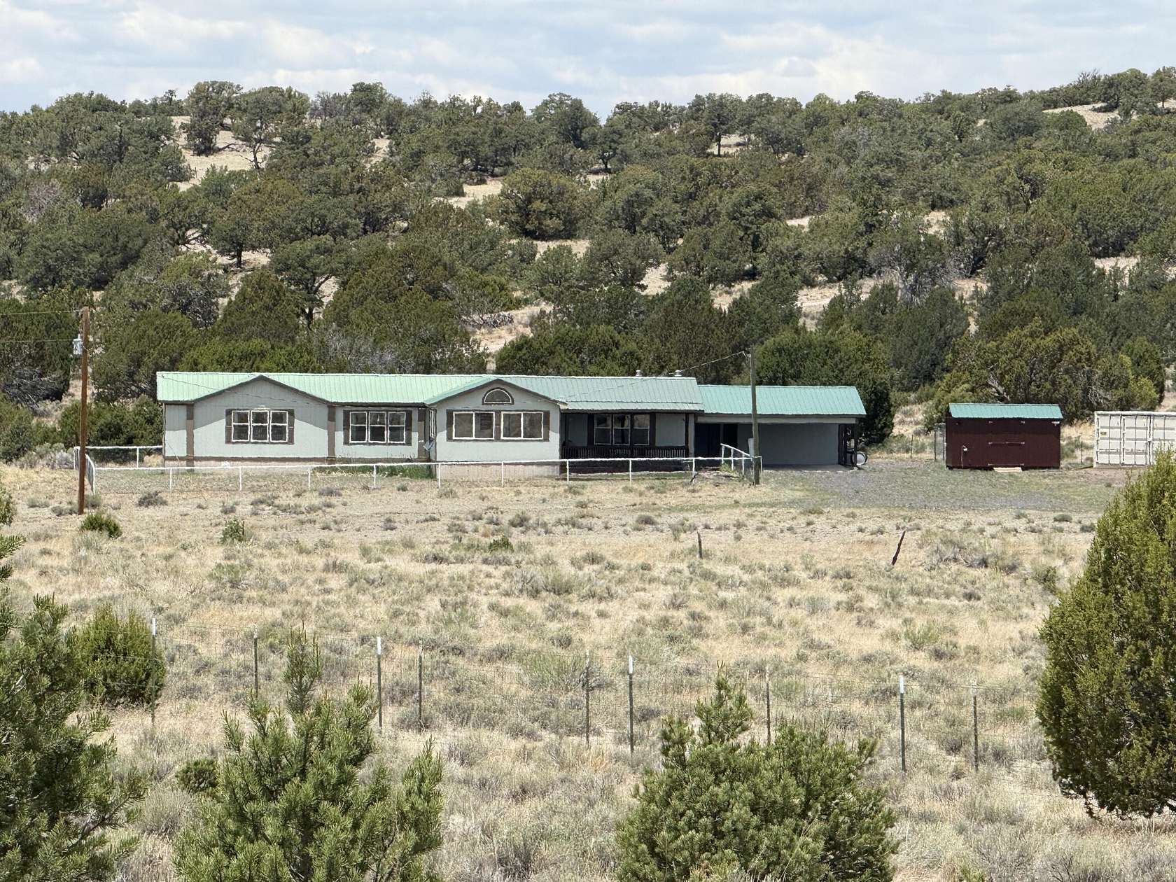 21.3 Acres of Land with Home for Sale in Pie Town, New Mexico